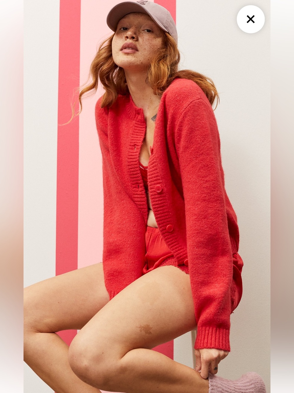Aerie X Emily + Meritt Shrunken Cardigan